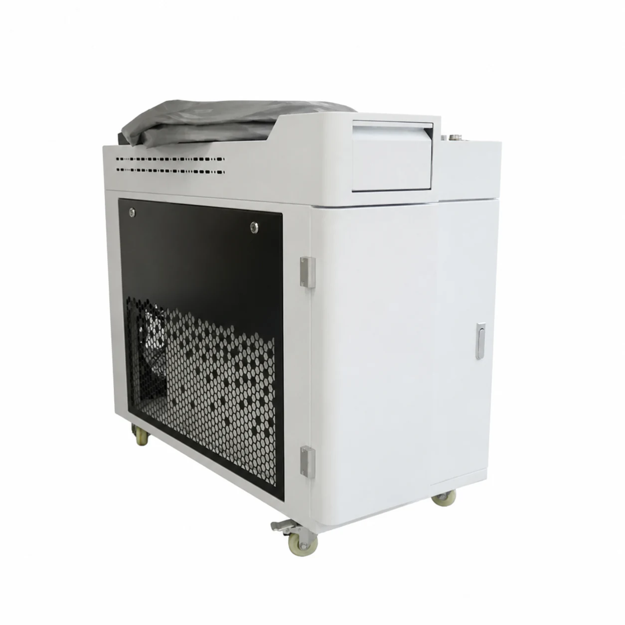 Continuous laser cleaning system